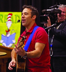 A series of special events featuring Mr. Steve — PBS Kids host Steve Roslonek — “bolstered people’s perception of the value of our Kids Club,” Simmons said. (Photo: Kylea Knecht/BYU.) 