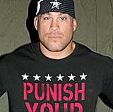 Tito Ortiz in his "Punish Your Enemies" t-shirt, $20