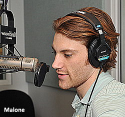 Malone on mic