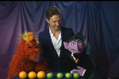 Benedict Cumberbatch and a few Muppets