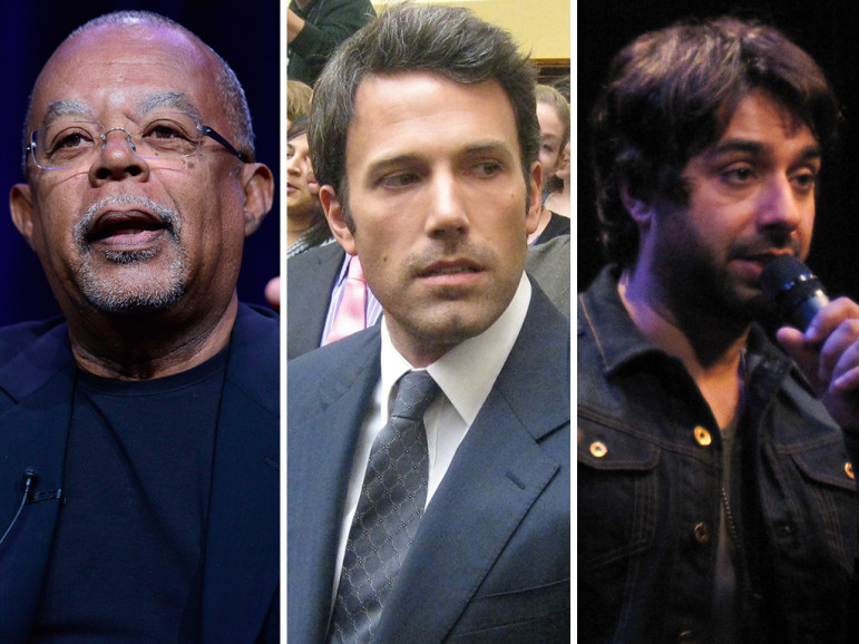 Gates (photo: PBS), Affleck (photo: Talk Radio News Service), Ghomeshi (photo: Ariane Colenbrander)