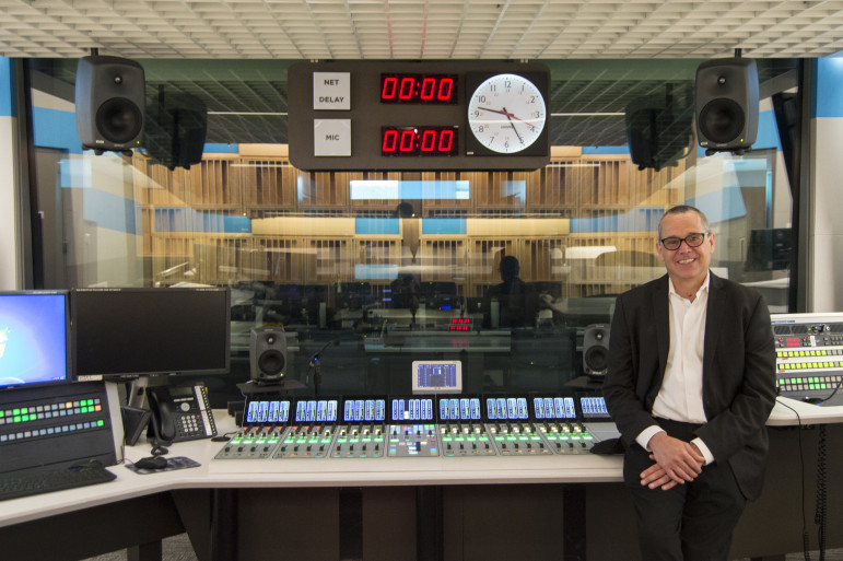 Fox in an NPR studio