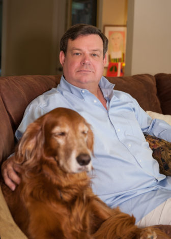 NPR's Wade Goodwyn and his dog Rosie