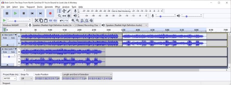 click track for audacity mac