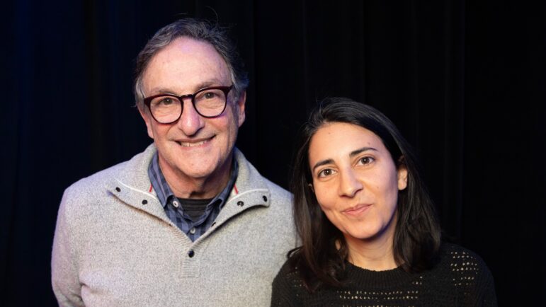 Ira Flatow and Flora Lichtman, hosts of "Science Friday"