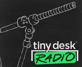Logo for NPR's Tiny Desk Radio.