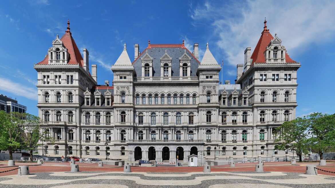 The New York state capitol