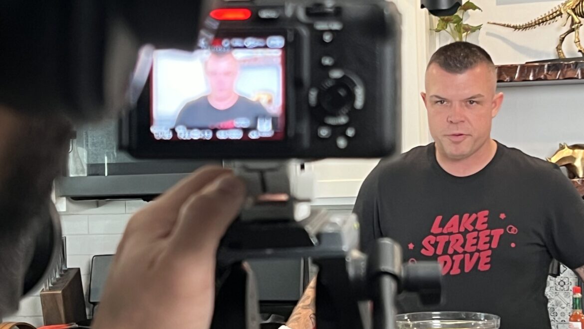 Host Matt Read prepares to cook some dope food for an episode of “Spatchcock Funk.”