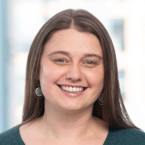 Headshot of Erica Osher, VP of AI Labs for NPR
