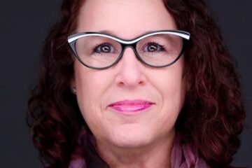 Headshot of Abby Goldstein, president of the Public Media Content Collective
