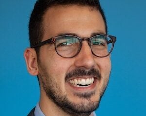 Headshot of Miles Parks, NPR Politics Podcast co-host