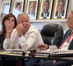 Wayne Reid, executive director of Alabama Public Television, speaks during a meeting of the Alabama Educational Television Commission in Birmingham on October 28, 2025.