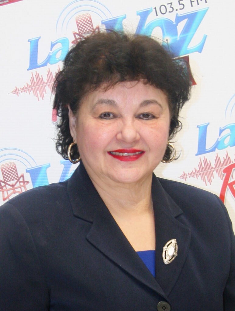 Headshot of Norma Rodriguez-Reyes, radio host and chair of WNHH 103.5 FM