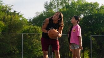 Mato Wayuhi, left, and Nel Daugherty portray siblings in Josiah Jones’ short, “The Love for the Game,” featured in VMM’s new TV series.