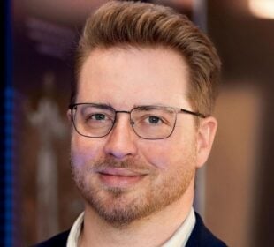 Headshot of Jordan Siegler, executive director of Wisconsin Public Media