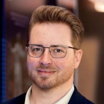 Headshot of Jordan Siegler, executive director of Wisconsin Public Media