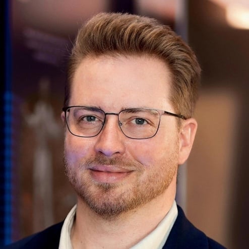 Headshot of Jordan Siegler, executive director of Wisconsin Public Media