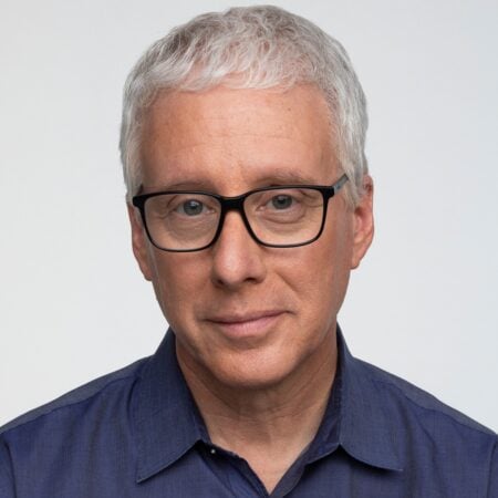 Headshot of David Brancaccio of APM's ”Marketplace.”