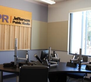 Jefferson Public Radio empty studio