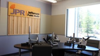Jefferson Public Radio empty studio