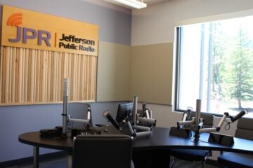 Jefferson Public Radio empty studio