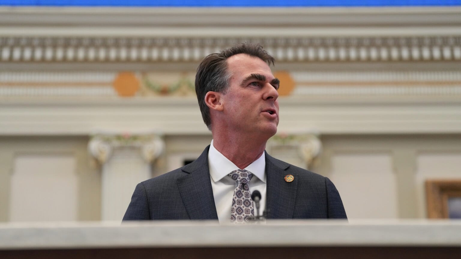 Oklahoma governor vetoes OETA continuation, objects to publicly funded broadcasting