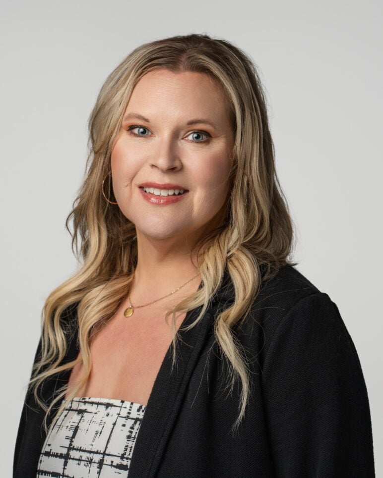 Headshot of KAXE CEO Sarah Bignall