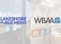 Image with the logos of Lakeshore Public Media on the left and WBAA on the right