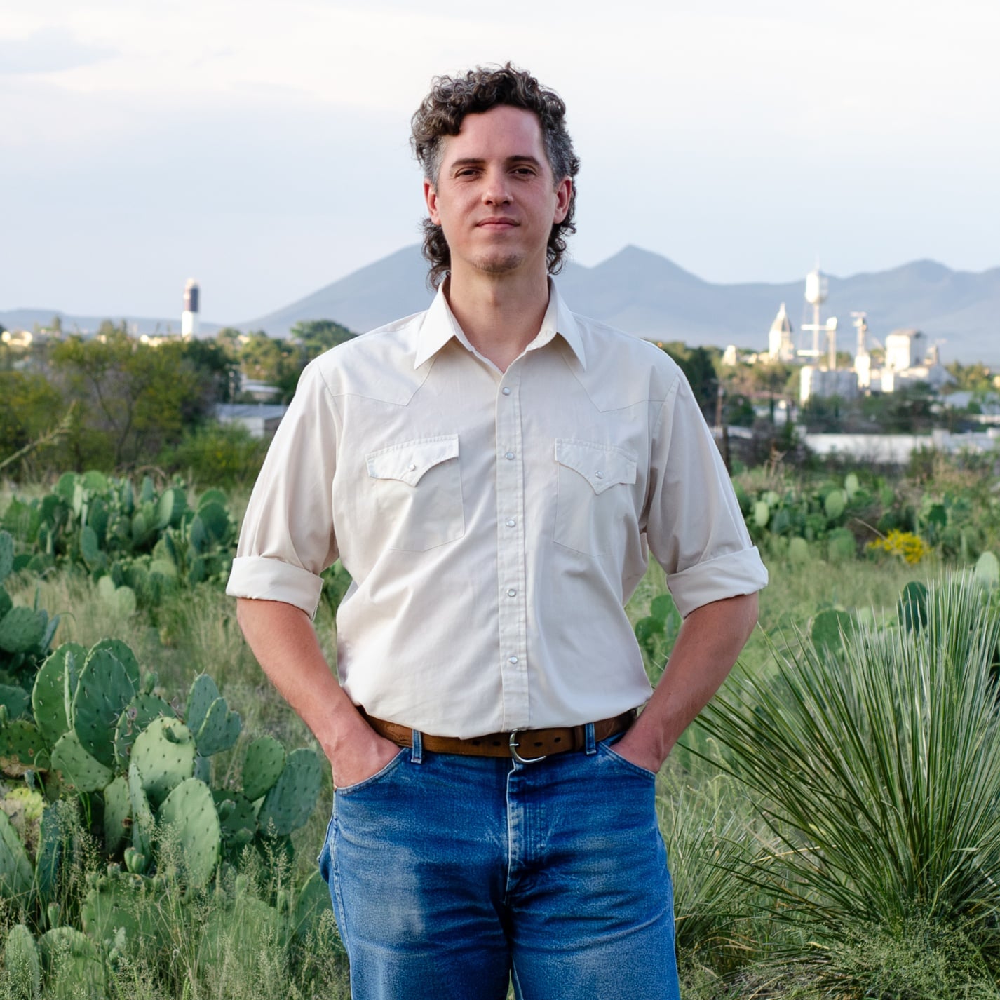 Headshot of Travis Bubenik, station manager of Marfa Public Radio