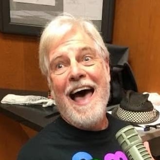 Headshot of WTJU host Dave Rogers, aka Professor Bebop