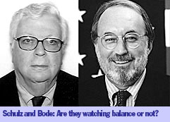 Schulz and Bode headshots: Are they watching balance or not?
