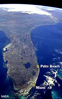 Florida from space, photo by NASA