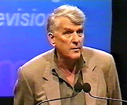 McGhee speaking at PBS conference, June 2002